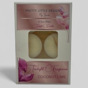 Coconut Lime Tealights 6 Pack  