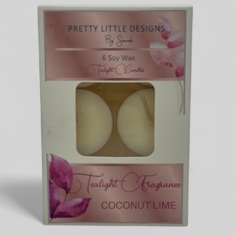 Coconut Lime Tealights 6 Pack  