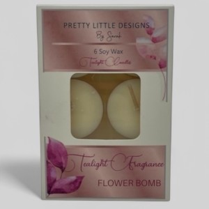 Flower Bomb Tealights 6 Pack