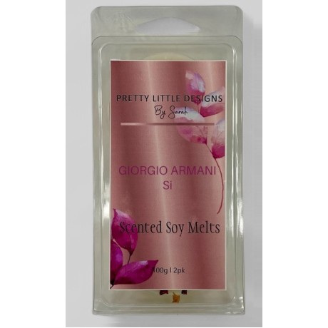 Giorgio Armani Si Soy Melts 2 Pack Round  
