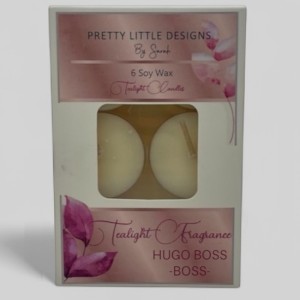 Hugo Boss Tealights 6 Pack  